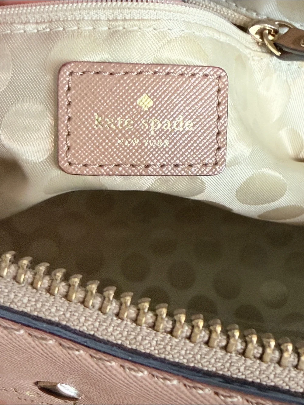 kate spade Charlotte Street Small Sloan Tan Leather Satchel